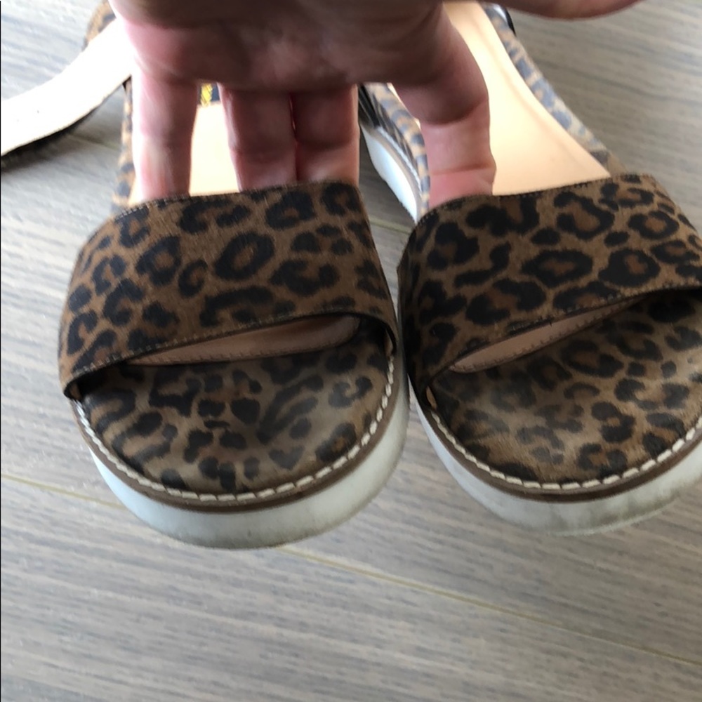 Leopard Open toe sandals - Picture 4 of 6